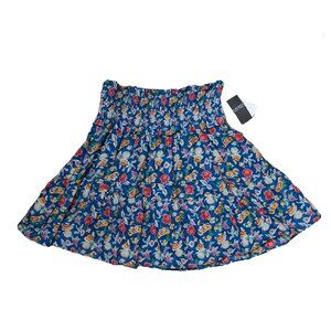 NWT Lauren Ralph Lauren Black Label Knee Length Skirt Size 16 Blue Red